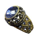 Heidi Daus Lavender Crystal Statement Ring Purple Photo 11