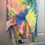 Orange Kiss Boutique Brand Plus Size Neon Tie Dye Side Scrunch Ties Size 3XL Photo 7