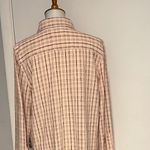 Calvin Klein Plaid Button-up Women's Over-sized Collard Shirt - Size L Photo 2