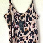 Boohoo 🔴 SATIN LEOPARD PRINT Lingerie style DRESS by  size 4 NEW Photo 6