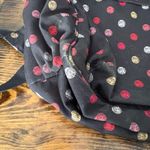 Vera Bradley ‎ Black Polka Dot Backpack Photo 5