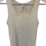 SKIMS  large white ribbed cropped tank Photo 0