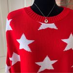 Boohoo NWT Oversized Star Knitted Thick Sweater M/L Photo 3