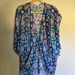 6 Shore Road Ocean Blue Cardigan Wrap Photo 0