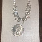 Crystal Avenue Elegant Silver Tone and Faux Pearl Jewelry Set Photo 4