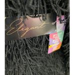 LuLaRoe ELEGANT STELLA JACKET XL HTF BEAUTIFUL RARE SOLID BLACK EYELASH NWT Photo 4