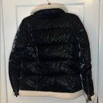 Michael by Michael Kors Faux Sherling Shine Puffer Coat size S EUC‎ Black Photo 3