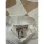 Happily Grey Ribbed High Neck White Bodysuit‎ Large Photo 9