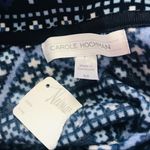 NWT Carole Hochman Lounger blue multi cowl neck size M Size M Photo 2