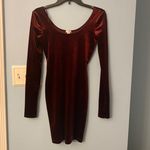 Garage Velvet Long Sleeve Dress Photo 2