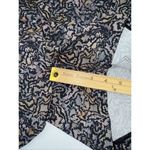 Athleta  Trekkie North Pull On‎ Shorts Mid Rise Kinetic Abstract Black Print 36" Photo 3