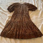 Ulla Johnson  Mariana animal print dress fall 400$ boho designer formal revolve Photo 5