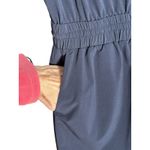 Athleta Avenue Romper Small Navy Blue Comfort Travel Lightweight Preppy #AB13-3 Photo 3