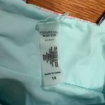 1X Floral Tropical One Piece Coastal Waves Cruise Resort‎ Beach Pool Blue Photo 1