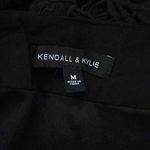 Kendall + Kylie women’s medium black embroidered mini skirt Photo 3