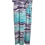 Chico's Chico’s Maxi Dress Coastal Size Small Summer Colorful Blue Purple Beach Photo 3