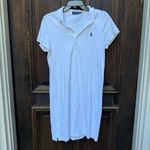 Ralph Lauren Polo White Short Sleeve Polo Shirt Dress Size Large Photo 2
