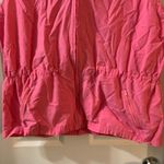 Hannah Pink Hooded Cinched Waist Sleeveless Vest Jacket Size L Photo 5