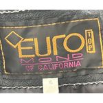 Vintage Euro Top Leather Jacket Mono of California Mid Photo 14