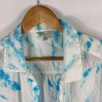 Lucky Brand  Tie Dye Button Down Shirt Size Medium Photo 3