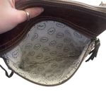 Myra‎ Bag Contentment 100% Cotton Leather Boho Crossbody Bag Purse Brown Photo 3