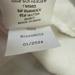 Vince Camuto  Puff Sleeve Lace Textured Blouse Women's Small White Layered Boho Photo 11