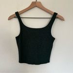 Carbon38 Dark Leaf Leopard Ribbed Tank in Green Photo 3