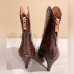 Nanette Lepore  SAGE CHOCOLATE BROWN LEATHER ANKLE BOOTS SIZE 9 Photo 2
