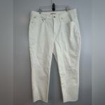Madewell NWT  The Perfect Vintage White Denim Jeans Size 18W Photo 1