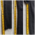 Madewell  Curvy High Rise Distressed Skinny Jeans Black Size 29T Denim Raw 29.5L Photo 7