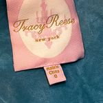 Tracy Reese  Turquoise Moto Leather Biker Jacket SZ 0 Y2K Country Western Texas Photo 9