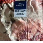 Old Navy Women’s Red and Cream Floral Corset blouse XS Photo 2