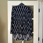 Anthropologie  One September Navy Open Drape Sweater Cardigan - size medium Photo 3
