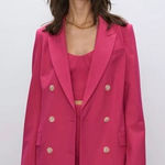 Babaton Aritzia  Samuel Blazer size‎ 4 Hot Pink No belt Photo 0