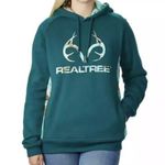 Realtree NWT  Ladies' Camo Teal Pullover Hoodie Size Small Photo 0