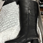 DKNY  Cana Wide Tall Boot Black Heeled Women's Boots Size 8 Photo 0