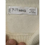 Mango  Brown/Cream stripe 100% Viscose pull over sweater preppy trending classic Photo 4