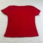 Love Streak Vintage Y2K 90s  Red Crop Top Corset Photo 6