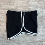 Nike  Women’s XL Black White Stripe Dri Fit Running Shorts Lined Athletic New Photo 3