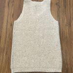 Wilfred Free Aritzia  Sweater Vest Womens Medium Alpaca Wool Blend Chunky Beige Photo 5