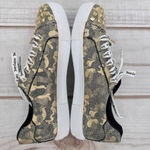 Juicy Couture  Charter Gold Studded Camouflage Sneakers Mobwife Glam Bling Size 8 Photo 6