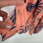 Cleobella Peach Tropical Print Wide Leg Sleeveless Jumpsuit XS Photo 6