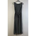 KC Spencer Polka Dot Vintage Maxi Dress Size 4 Small Tie Waist Black White Photo 9