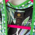 JM Collection  Vibrant Green and Black Bag Photo 1