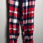 Aerie  Women Winter Christmas Red Plaid Flannel Pajama‎ Pants Size XS. Photo 0