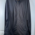 Tangerine  Full Zip Up Track Gym Active Black Jacket Size XXL EUC #2005 Photo 0