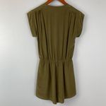 Aritzia Babaton Green Corbett Silk Romper XXS Shorts Jumpsuit Photo 5