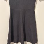 ZARA NWT  Sweater Knit Gray Scoop Neck Fall Dress Size Medium Photo 1