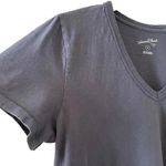 Universal Threads Universal Thread Charcoal Gray V-Neck Short Sleeves Cotton M # 1351 Photo 4