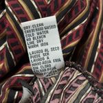 Sag Harbor Vintage 90s Flowy Striped Capri Pants Petite Womans Large Boho Retro Photo 4